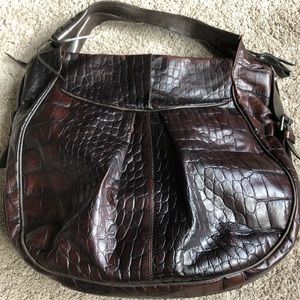 Francesco Biasia leather tote bag